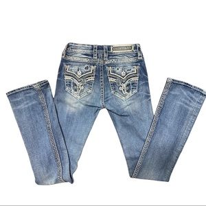 Rock Revival donna mid rise boot le fleur jeans Sz.26